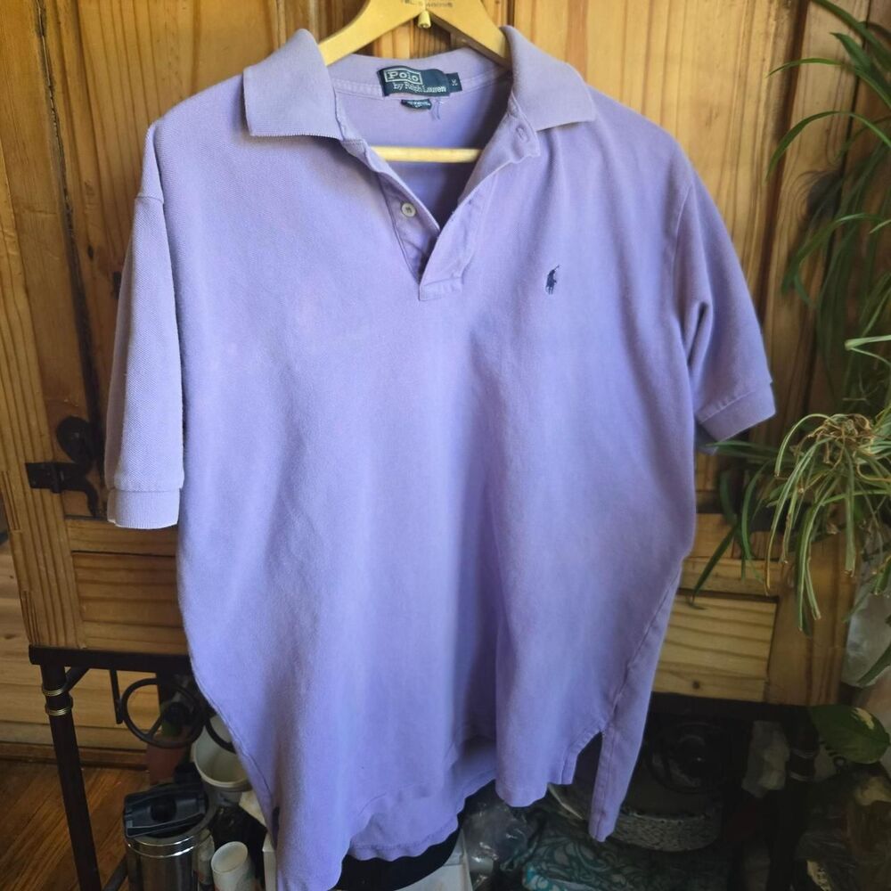 Polo Ralph Lauren Men's Purple Polo Shirt